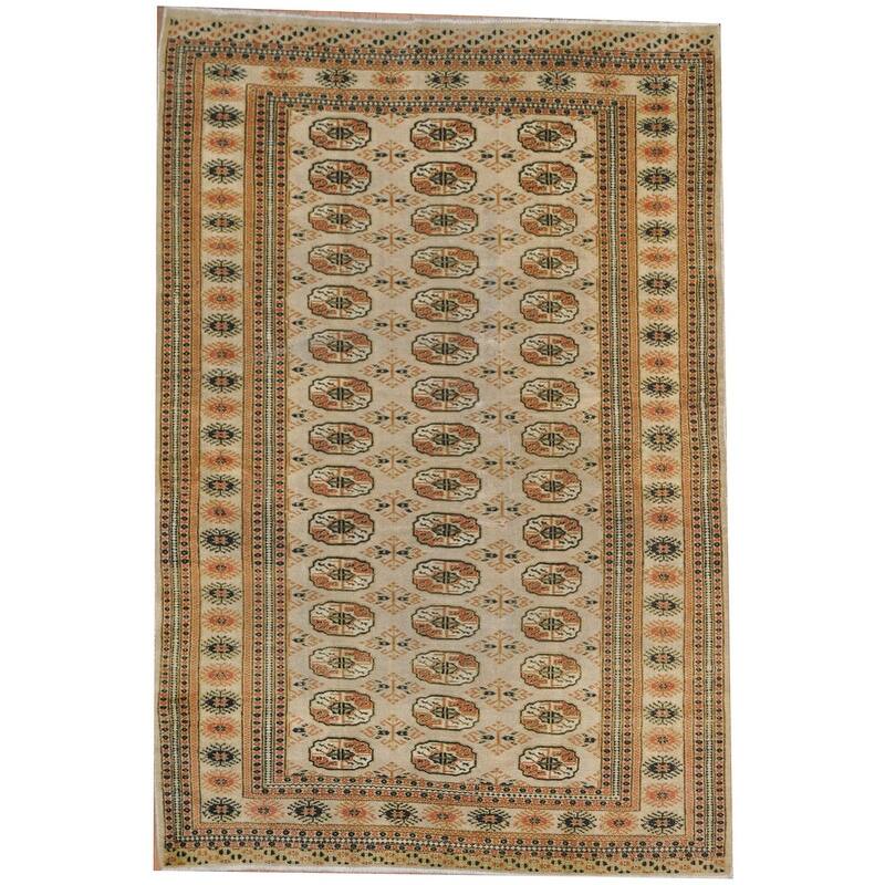 Handmade Bokhara Wool Rug (Pakistan) 4'1 x 6' Bed Bath & Beyond