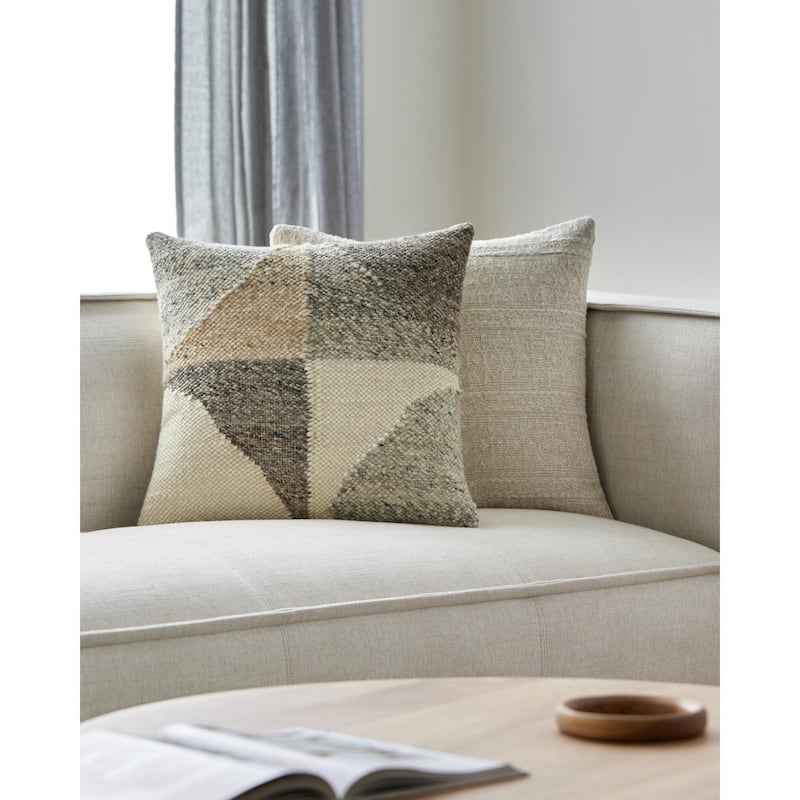 Regan Modern & Contemporary Textured Accent Pillow - 22"L x 22"W - Cover Only