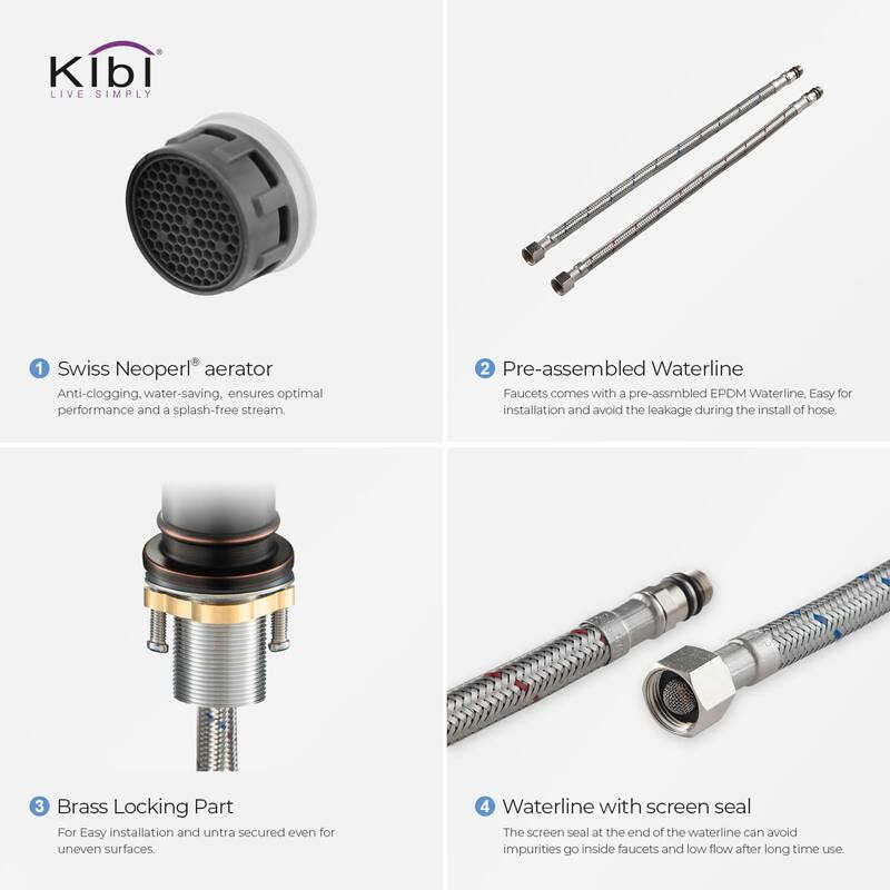 Lead Free Bathroom Vanity Sink Faucet