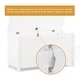 preview thumbnail 18 of 20, 32 Inch Kids Wooden Toy Box Storage with Safety Hinged Lid