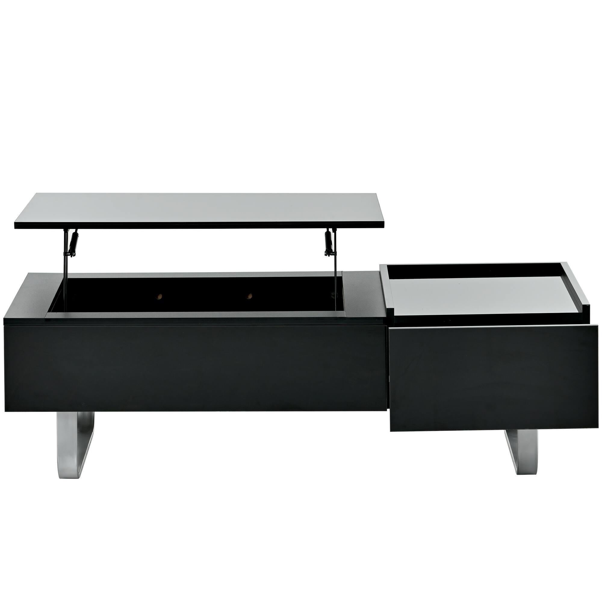 Multifunctional Coffee Table with Lifted Tabletop, Contemporary