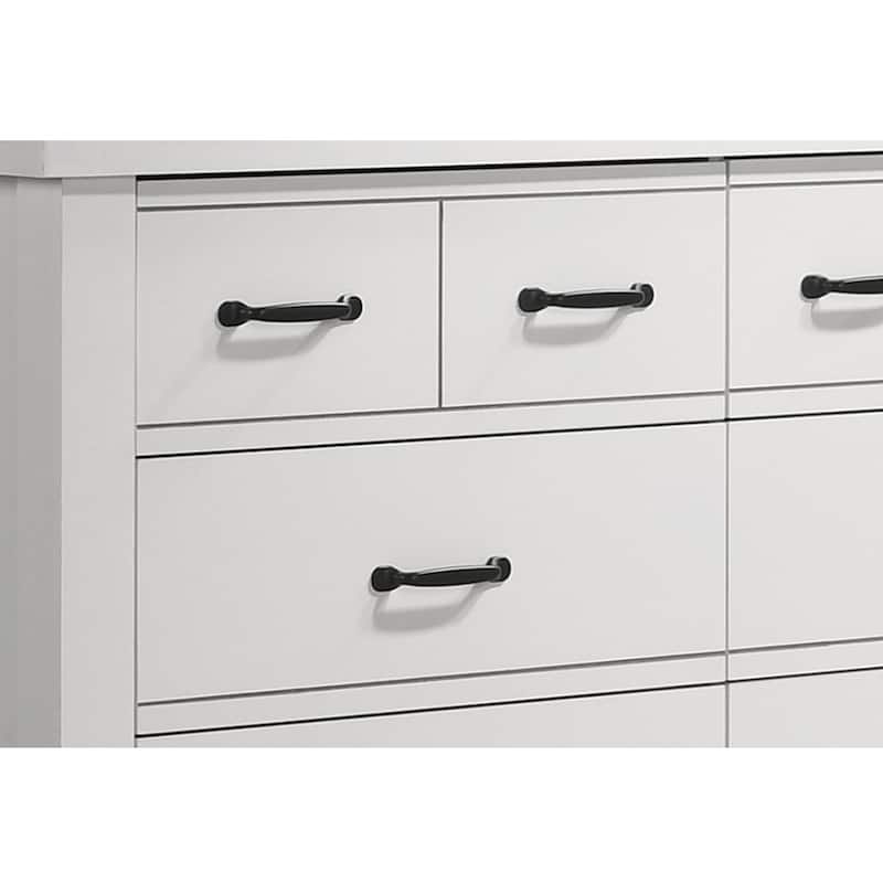 6 Drawers Wooden Dresser