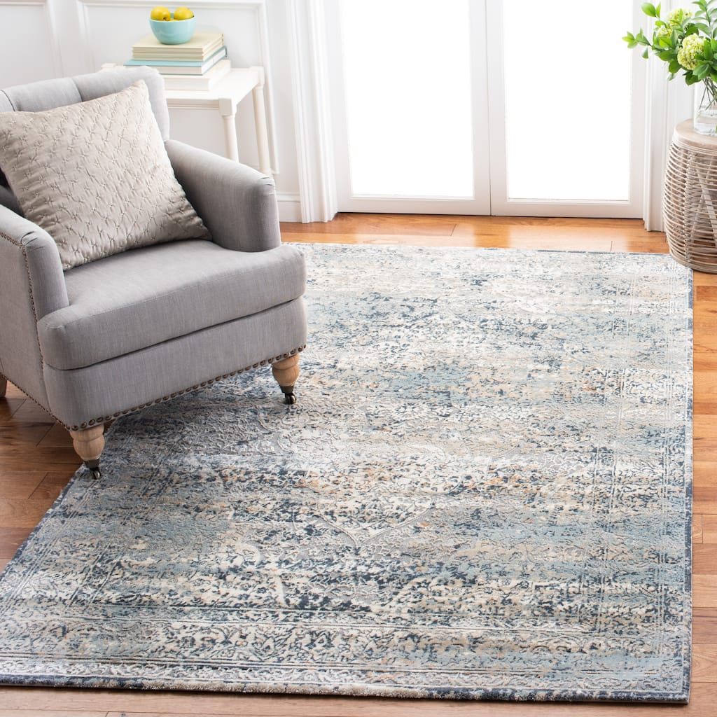 SAFAVIEH Martha Stewart Hieng Vintage Abstract Polyester Rug