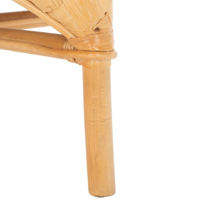 SAFAVIEH Helle Woven Dining Chair with Cushion - 23" W x 25" D x 33" H - 23Wx24Dx33H