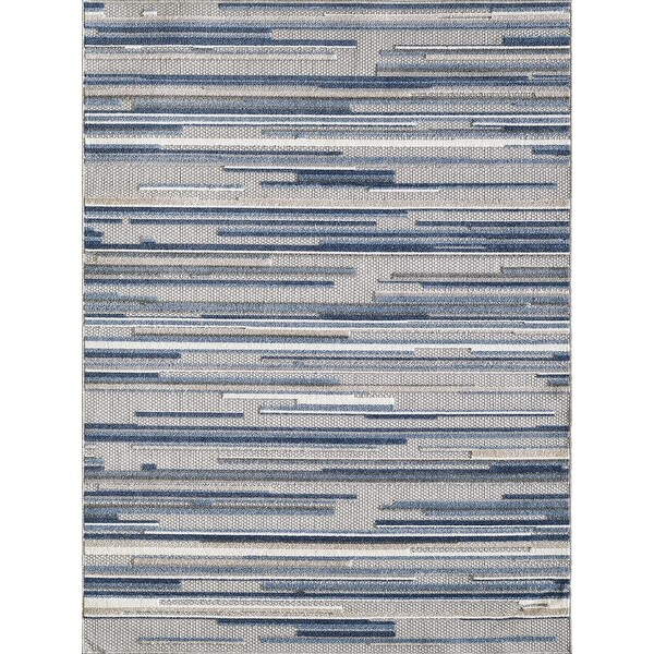 Domani Napa Ombre Textured Stripe Indoor/ Outdoor Rug - Overstock ...