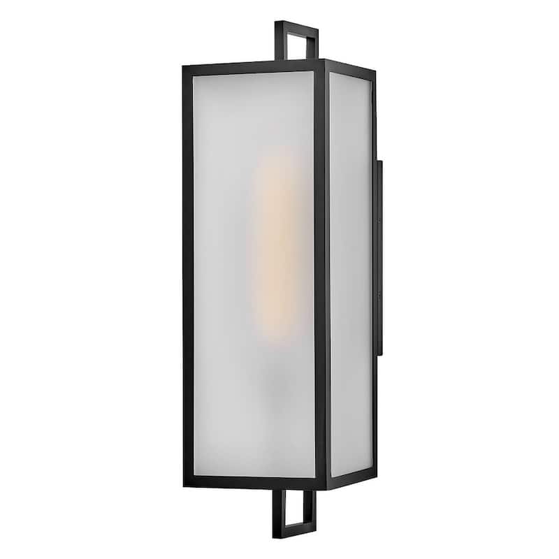 Lark 82075 Halden 24" Tall Outdoor Wall Sconce - Black