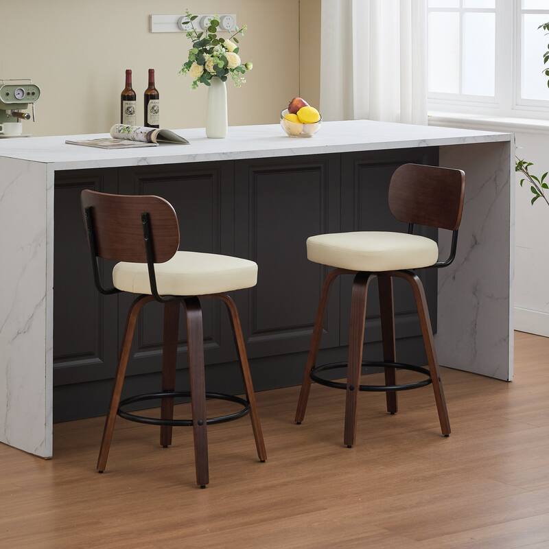 PU Leather Counter Height Bar Stools Set of 3/2