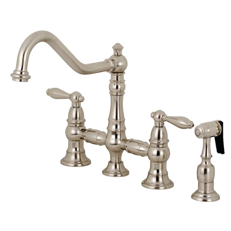 Kingston Brass Restoration Kitchen Faucet with Side Sprayer