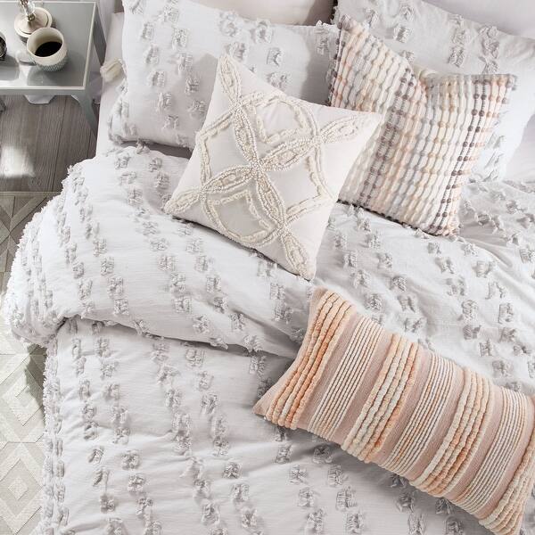 Shop Boho Chic Fringe Comforter And Sham Set Overstock 31967874