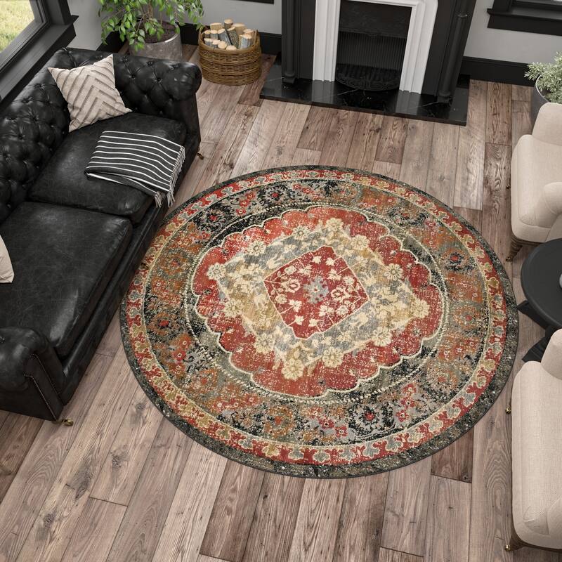 Soho Traditional Medallion Indoor Area Rug