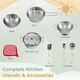 preview thumbnail 9 of 8, Costway Kids Kitchen Playset Outdoor Mud Kitchen with Root Viewer - See Details