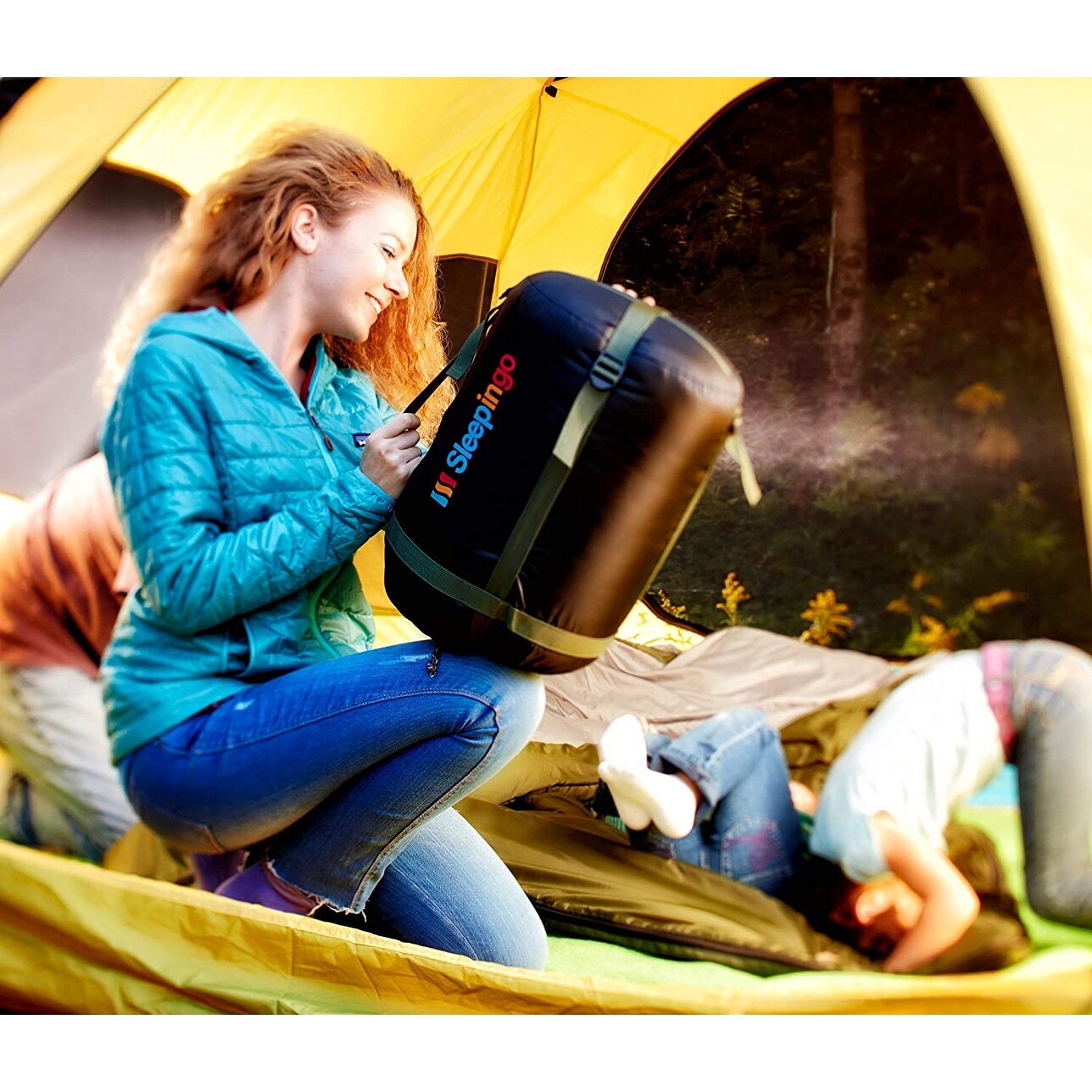 Double sleeping bag backpacking store