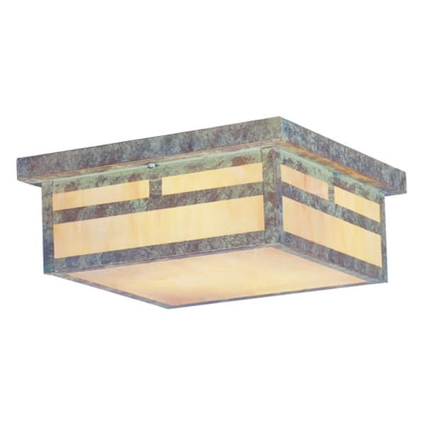 Livex Lighting Montclair Mission 3 Light Flush Mount Outdoor Ceiling Bed Bath & Beyond 12952428
