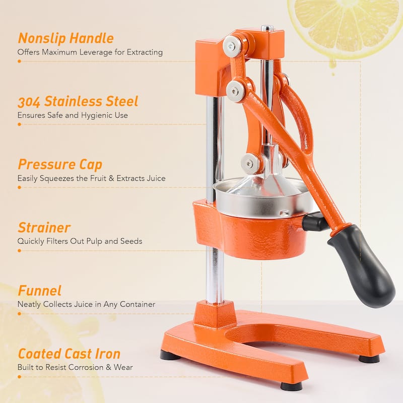 CO-Z Professional Citrus Juicer Hand Press Juicer Machine