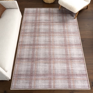 Nuloom Ursula Rustic Plaid Area Rug