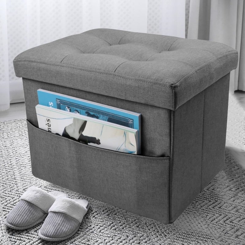 Storage Ottoman Folding 17x13x13