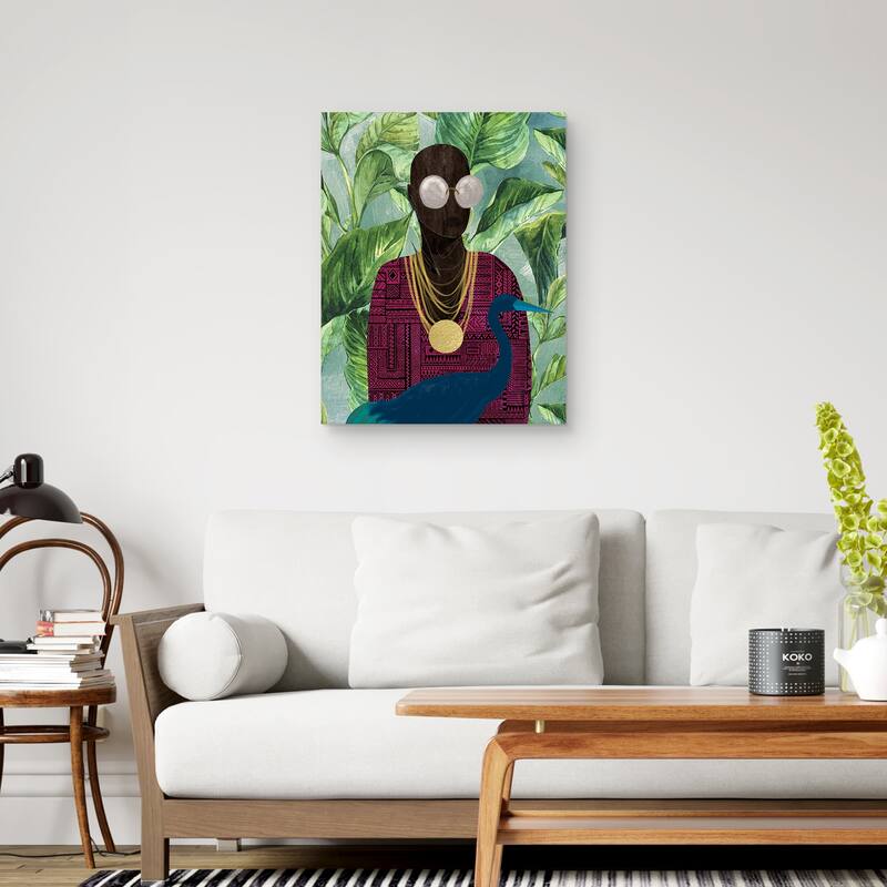 King Birdie II by Nikki Chu Canvas Art Print
