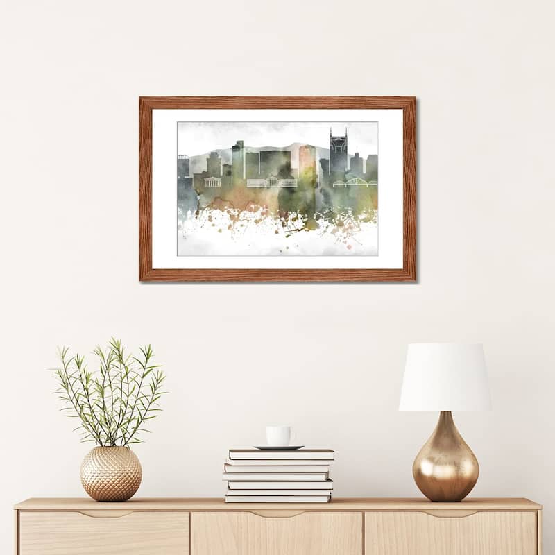 iCanvas "Nashville Skyline" by WallDecorAddict