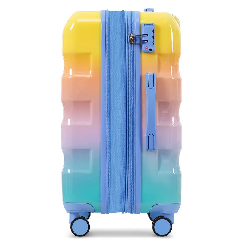 Stylish Luggage 3 Piece Set with Expandable Storage, Spinner Wheels and Combination Lock, for Travel