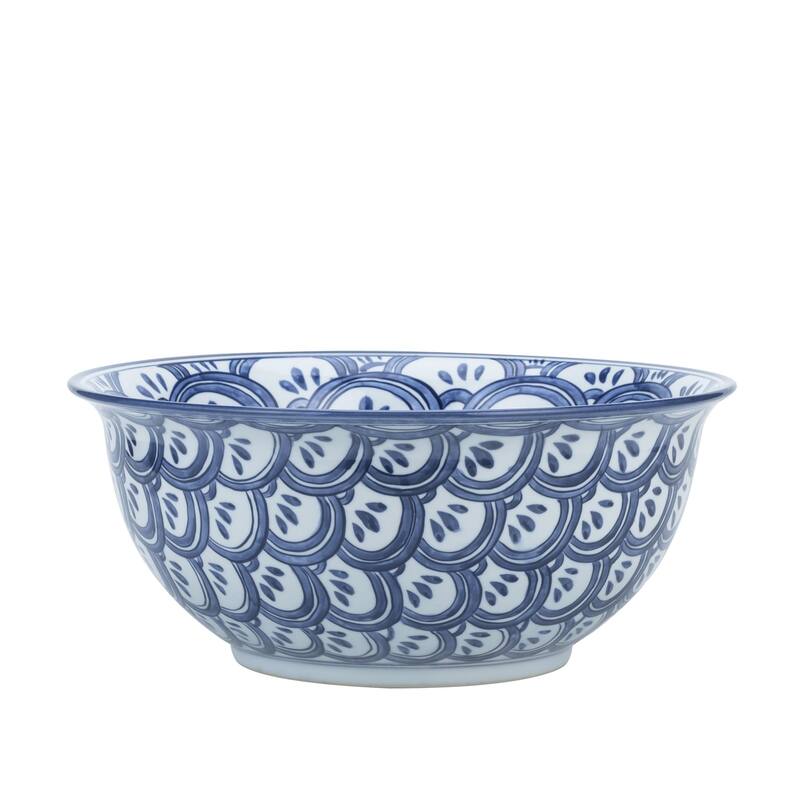 Sea Wave Motif Decorative Bowl