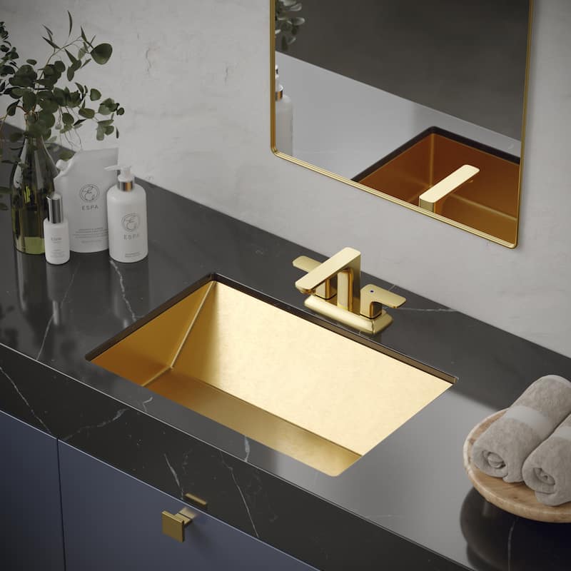 Karran Cinox Stainless Steel Rectangular Undermount Sink