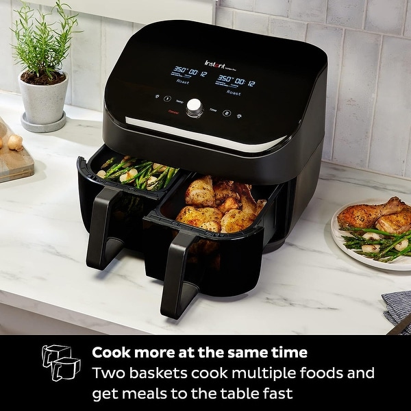 Instant Pot Vortex Plus XL 8-quart Dual Basket Air Fryer Oven