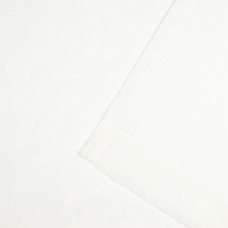 NICOLE MILLER NEW YORK Belfry Sheer Rod Pocket Top Curtain Panel Pair, Snowflake
