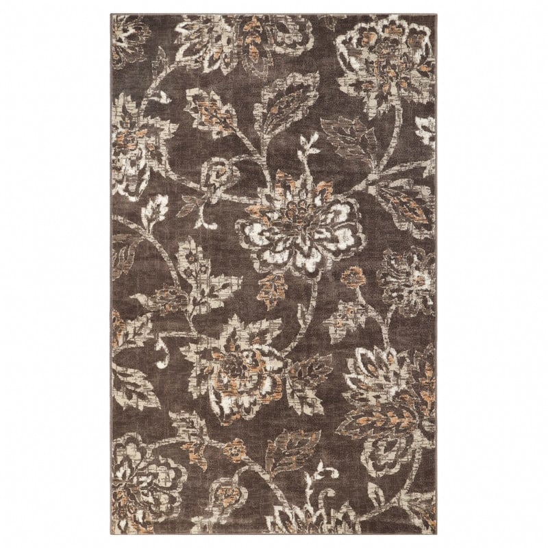 Superior Jacobean Modern Farmhouse Floral Indoor Runner or Area Rug