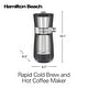 preview thumbnail 8 of 6, Hamilton Beach Convenient Craft Rapid Cold Brew and Hot Coffee Maker