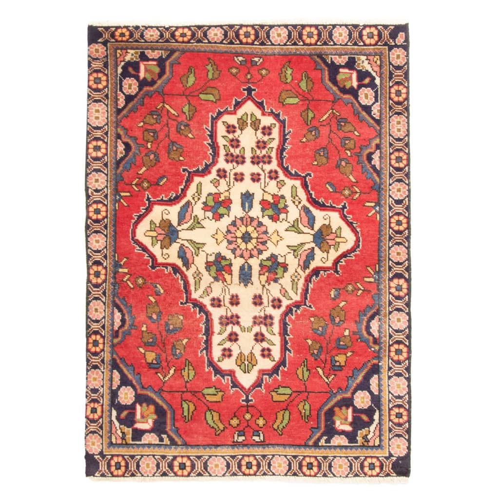 ECARPETGALLERY Hand-knotted Andelz Red Wool Rug - 3'0 x 4'5