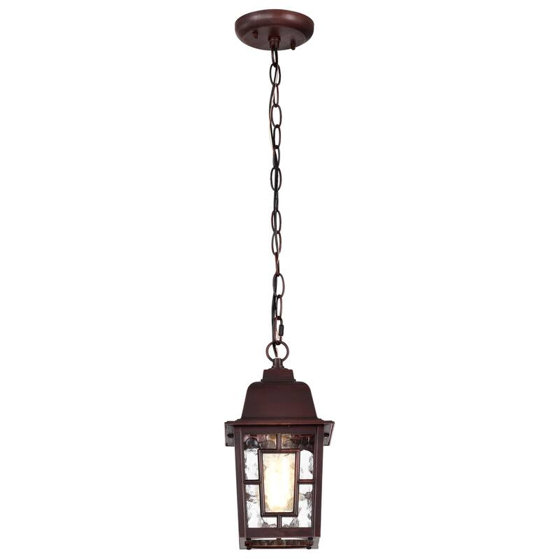 Nuvo Banyon 1-light Rustic Bronze 11-inch Hanging Fixture