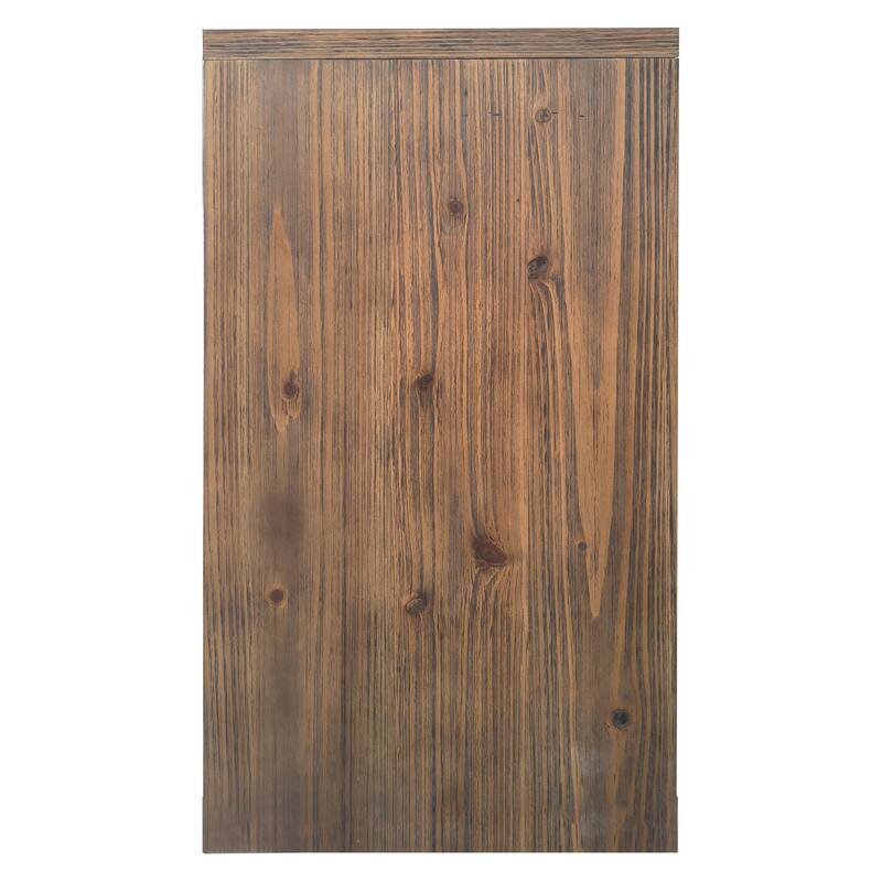 Cabinet Farmhouse Style 4 Door Wooden Cabinet Sideboard Buffet Server Cabinet Storage Cabinet,Antique Natural Wood