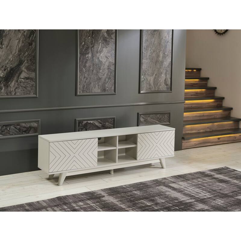 Linde Mid-century Modern TV Stand