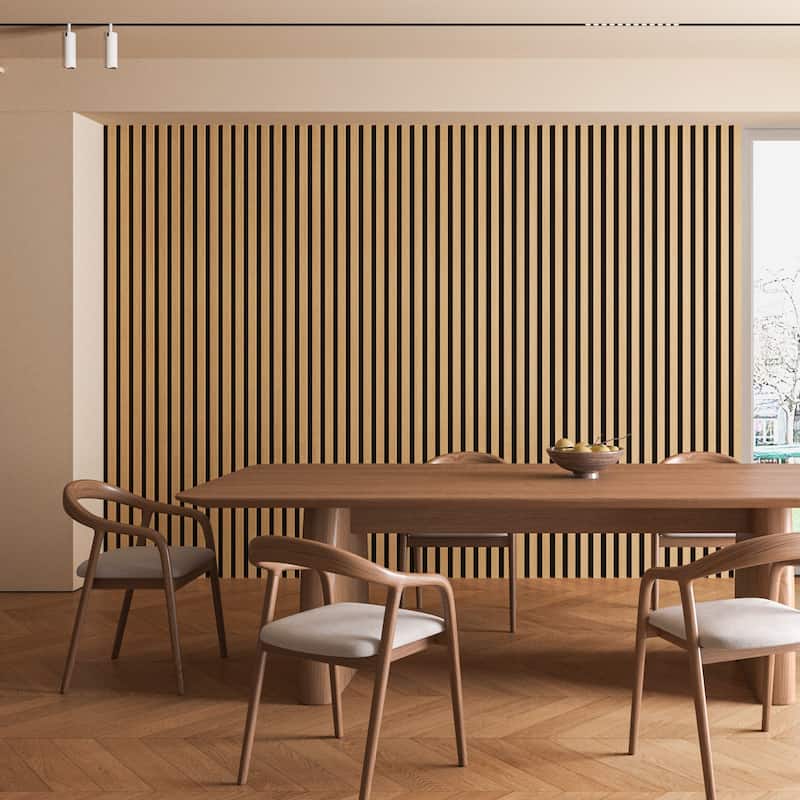 Art3d 2-Pack MDF Acoustic Grille Panels – 24"x95.7" Sound-Absorbing Wall Panels - N/A