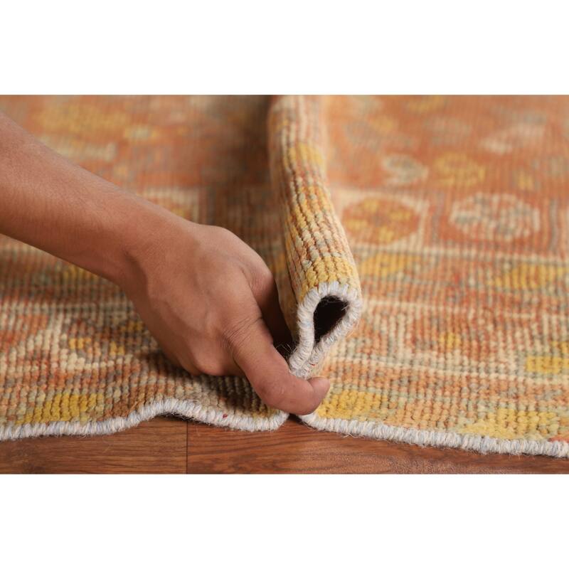 Tribal Geometric Shiraz Persian Vintage Area Rug Handmade Wool Carpet - 3'10"x 6'0"