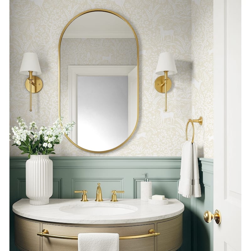 Daisy Bennett Designs Scandi Forest Premium Matte Non-Woven Peel and Stick Wallpaper