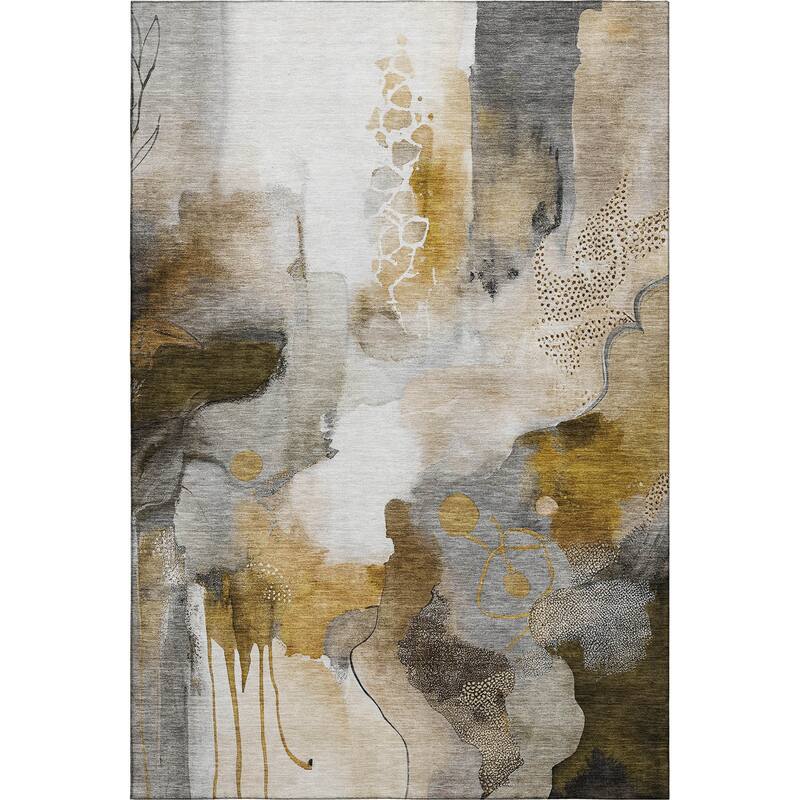Premium Washable Super Soft Abstract Contemporary Mayfield Rug