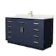 Option Dark Blue / Giotto Quartz Top / Brushed Gold