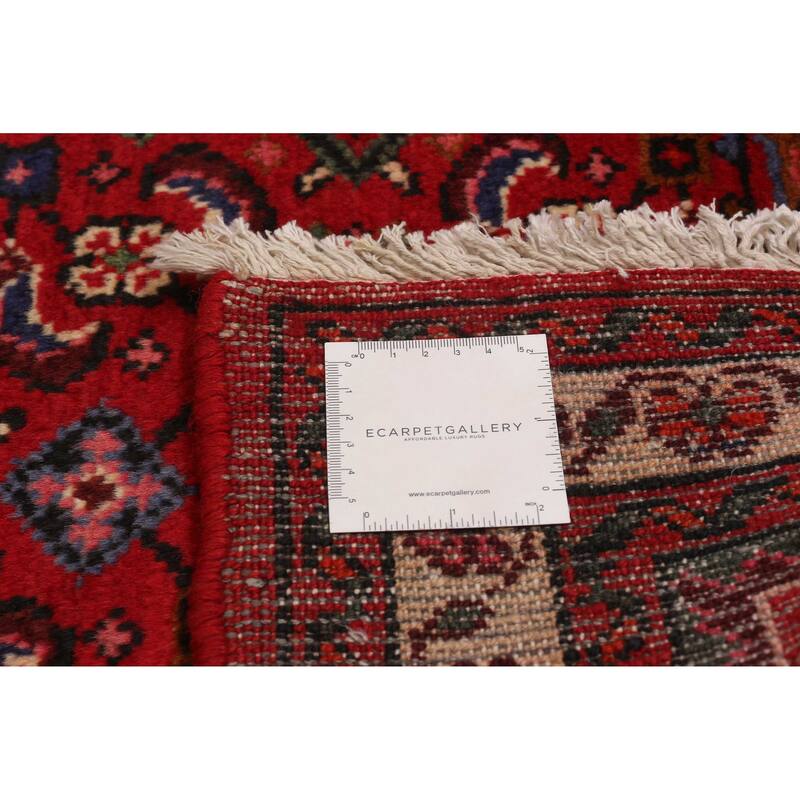 ECARPETGALLERY Hand-knotted Andelz Red Wool Rug - 2'11 x 9'6