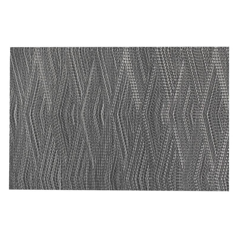 Vinyl Placemat (remi) (charcoal) - Set Of 12