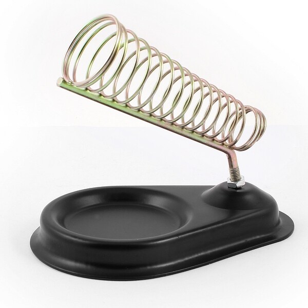 Black Base Zinc Plating Spring Stand Station for Soldering Iron