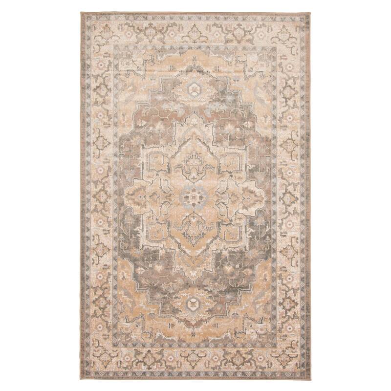 ECARPETGALLERY Machine Woven Ashby Tan Area Rug - Tan - 8'0 x 10'0 - Rectangle