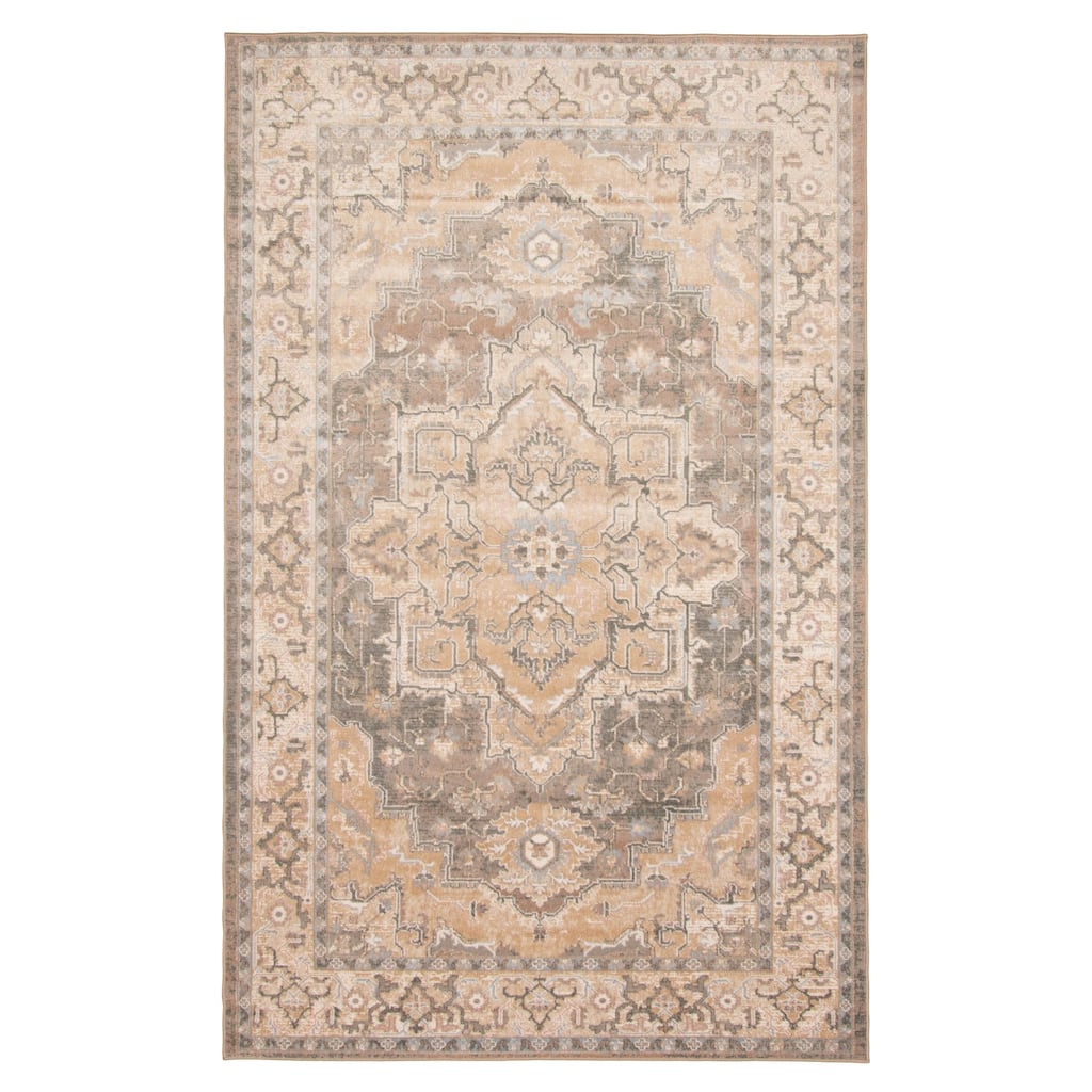 ECARPETGALLERY Machine Woven Ashby Tan Area Rug