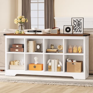 Moasis Farmhouse 6 Cube 8 Cube Storage Shelf Organizer Bookcase Cubby Cabinet