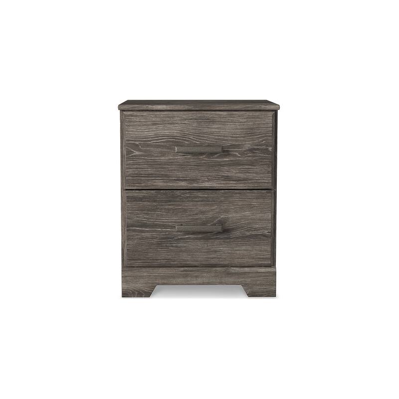 Ralinksi Gray Two Drawer Nightstand