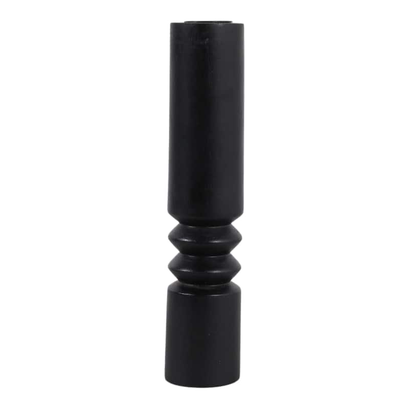Wood Casual Home Style Decorative Candle Holders with Turned Design - 2" x 2" x 9.25"