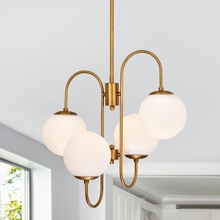 Eziz Gold 4-light Chandelier