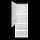 preview thumbnail 24 of 31, TUHOME Mila Wall-Mounted Bathroom Medicine Cabinet with Open & Closed Storage