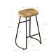 preview thumbnail 5 of 41, Rolling Kitchen Island on Wheels, Drop Leaf Kitchen Cart with Seating, Breakfast Bar Set with 2 Bar Stools and Wine Storage
