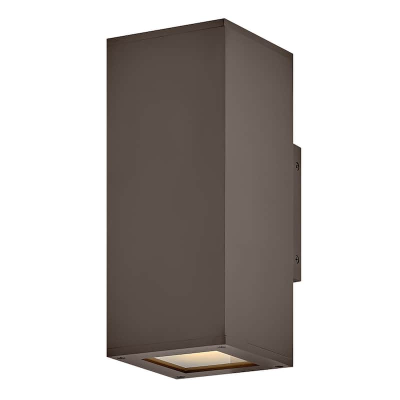 Hinkley Lighting 28914-LL Tetra 2 Light 12" Tall LED Wall Sconce - Architectural Bronze